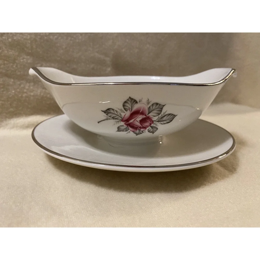 Royal Jackson Normandy Rose Gravy Boat